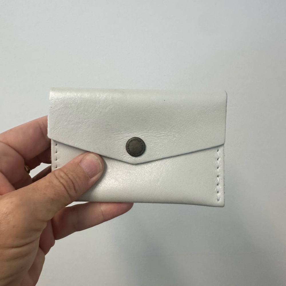 Portland Leather White Wallet